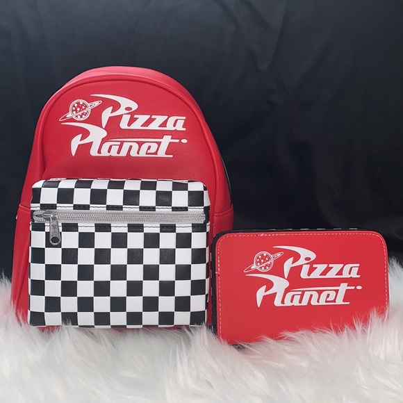 Loungefly Toy Story Pizza Planet Backpack & wallet